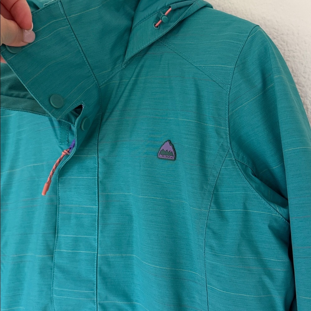Burton Women's Jet Set Jacket, green-blue space dye Large - Picture 9 of 10
